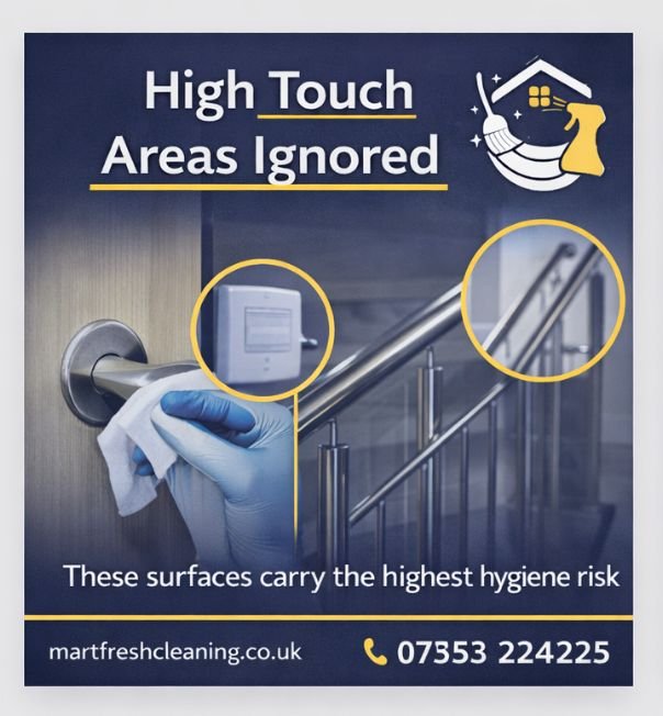 No focus on high touch areas in a commercial property in Birmingham