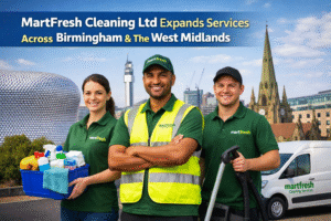 MartFresh Cleaning Ltd expanding professional cleaning services across Birmingham and the West Midlands